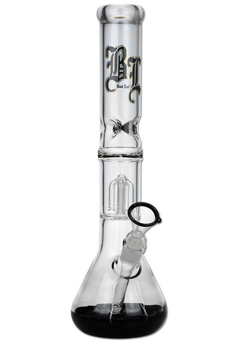 Black Leaf - 4-Arm Perkolatorbong - Schwarz