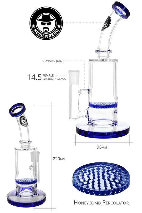 HNBG Honey Dude Blue - Glasbong Wasserpfeife