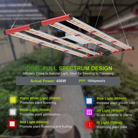 M400 Boxy - Vollspektrum LED Growlight - The Orange Spot