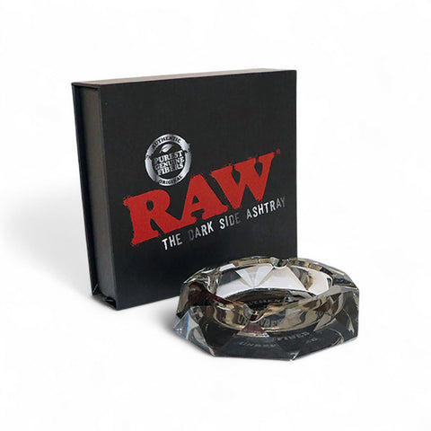 RAW Aschenbecher aus Kristallglas - Darkside