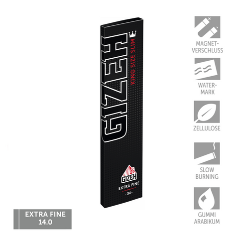 Gizeh Black - King Size Slim Papers
