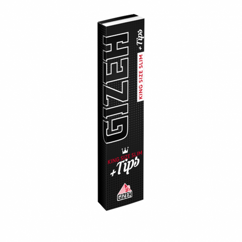 Gizeh Black - King Size Slim Papers mit Tips