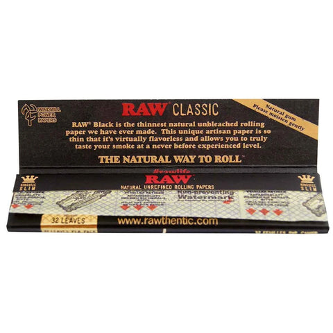 RAW Classic Black - King Size Slim Papers