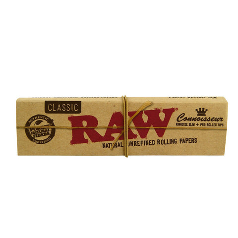 RAW Classic - King Size Slim Papers mit Tips