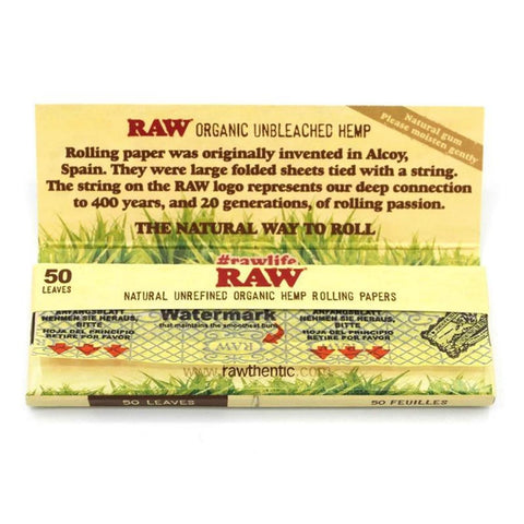 RAW Organic - 1 ¼ Size Papers