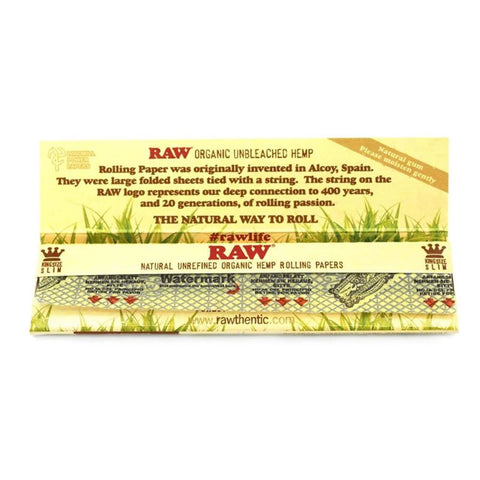 RAW Organic - King Size Slim Papers