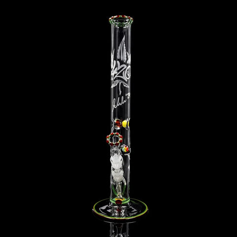 Sonderbong FourTwenty in voller Höhe mit geschwungenem Rohr und Rundfuß
