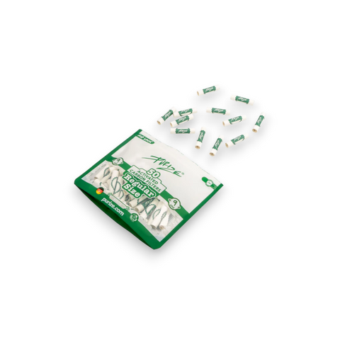 Purize Aktivkohlefilter - 9mm Regular Size - 50 Stück - Weiß