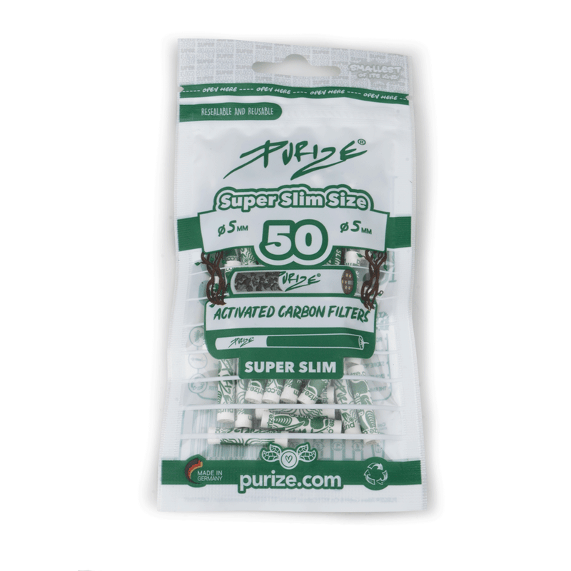 Purize Aktivkohlefilter - Super Slim Size - 50 Stück
