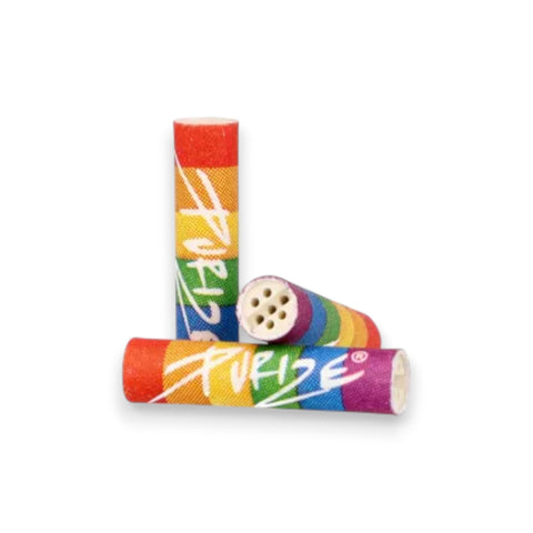 Purize Aktivkohlefilter - 6mm Xtra Slim Size - 50 Stück - Rainbow