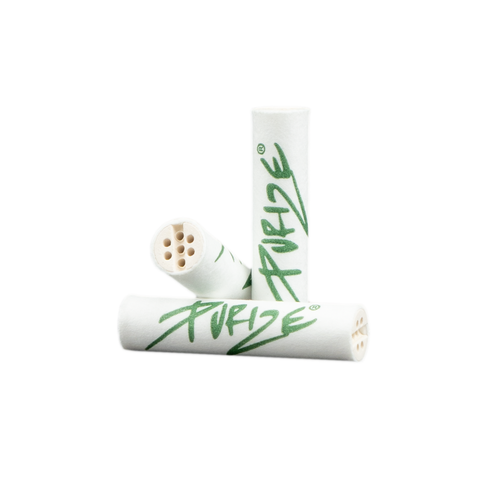 Purize Aktivkohlefilter - Xtra Slim Size - 250 Stück - Weiß