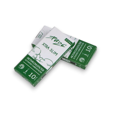 Purize Aktivkohlefilter - 6mm Xtra Slim Size - 10 Stück