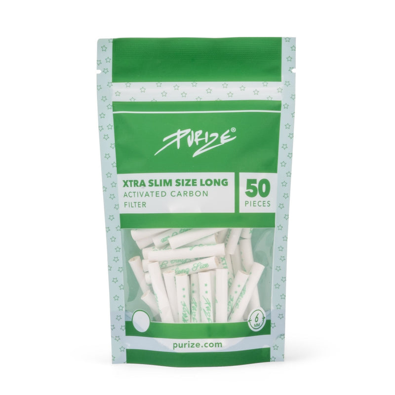 Purize Aktivkohlefilter - Xtra Slim Size Long - 50 Stück