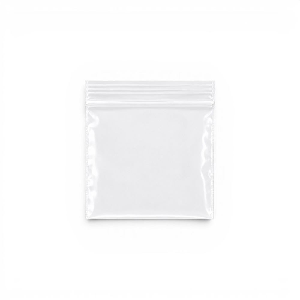 100 transparente Druckverschlussbeutel 6 × 6 cm 