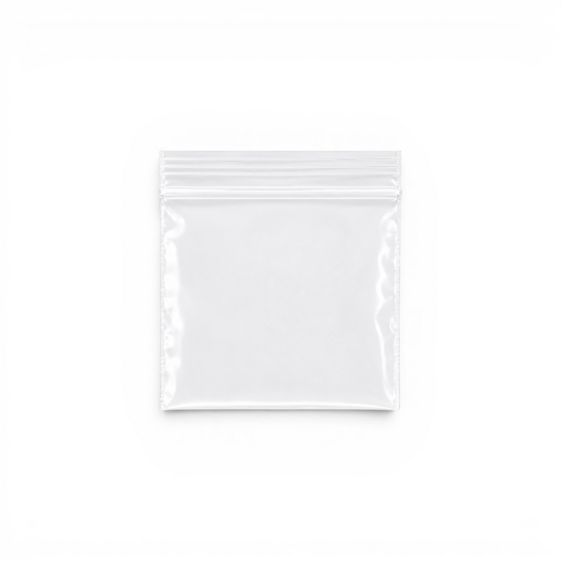100 transparente Druckverschlussbeutel 6 × 6 cm 