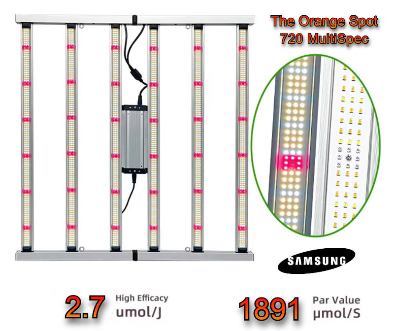 720 MultiSpec Vollspektrum LED Growlampe von The Orange Spot