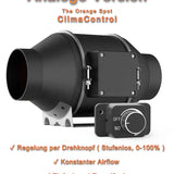 Abluftanlage Komplettset - 150mm - 680 m³/h (Analoger Drehschalter) – Bild 2