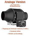 Abluftanlage Komplettset - 160mm - 680 m³/h - The Orange Spot