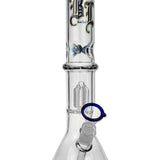 Black Leaf - 4-Arm Perkolatorbong - Blau – Bild 1