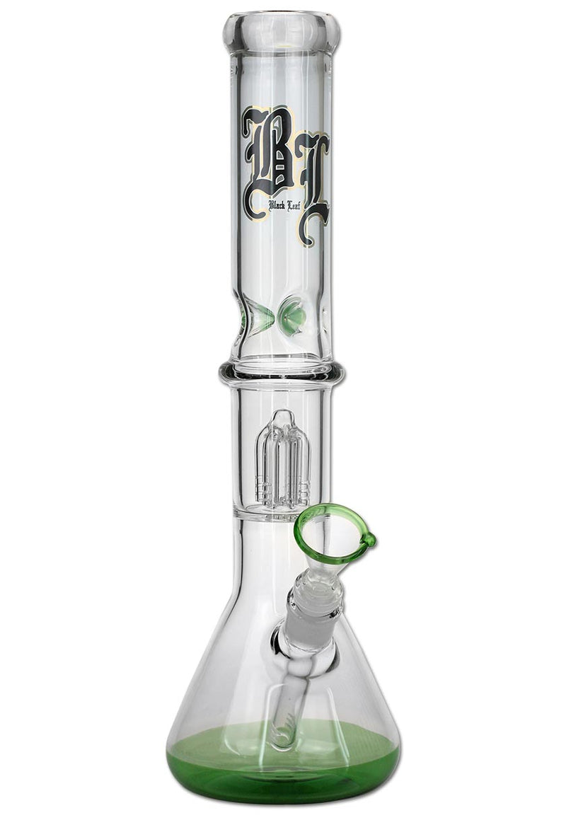 Black Leaf - 4-Arm Perkolatorbong - Grün