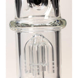 Black Leaf - 4-Arm Perkolatorbong - Schwarz – Bild 2