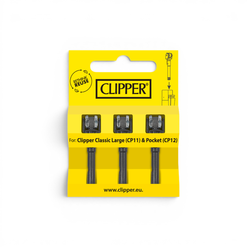 CLIPPER Flintsystem 3er Pack für CLIPPER Classic Feuerzeuge