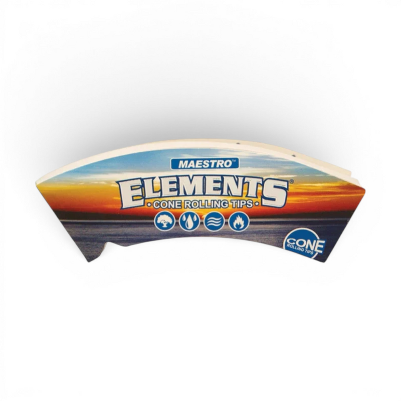 Elements Maestro Cone Filter Tips mit 32 perforierten Cone-Filtertips aus chlorfreiem Naturpapier