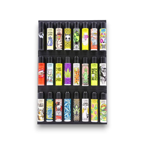 FIRE-BOARD 24 – Sammel-Board für 24 Clipper Feuerzeuge