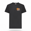 Schwarzes The Orange Spot Get Baked T-Shirt mit kleinem Brustprint