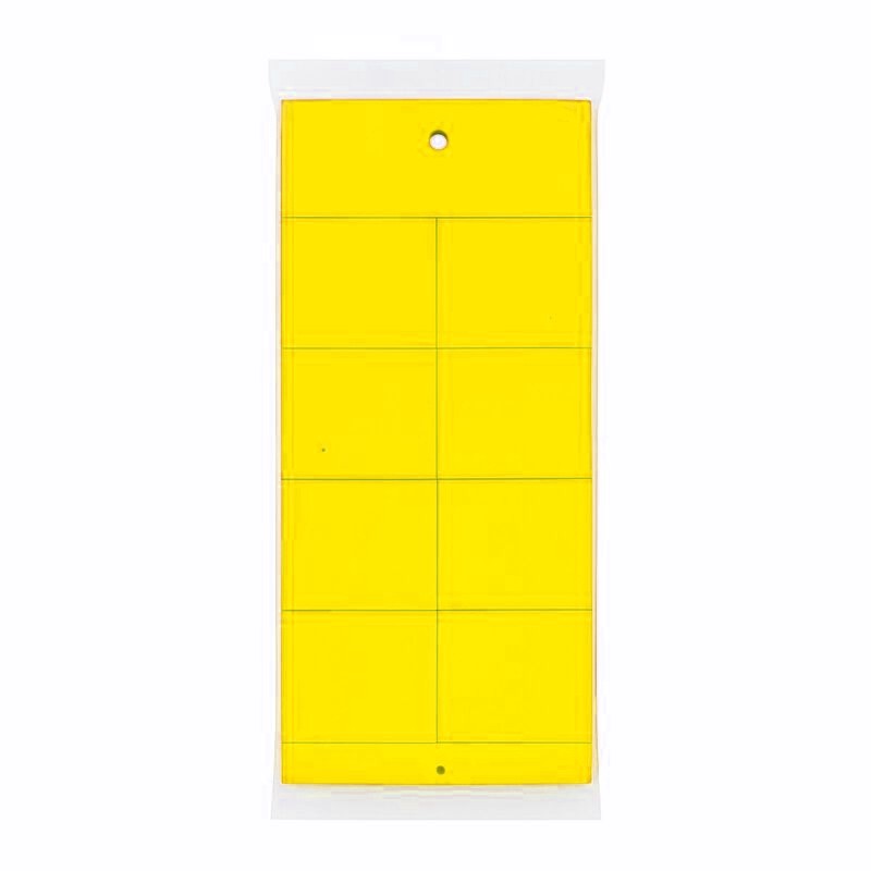Gelbtafeln 12 x 5cm - 10 Stück