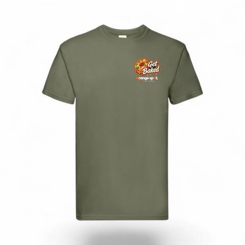 The Orange Spot - Get Baked T-Shirt Grün