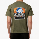 The Orange Spot - Get Wasted T-Shirt Grün – Bild 2