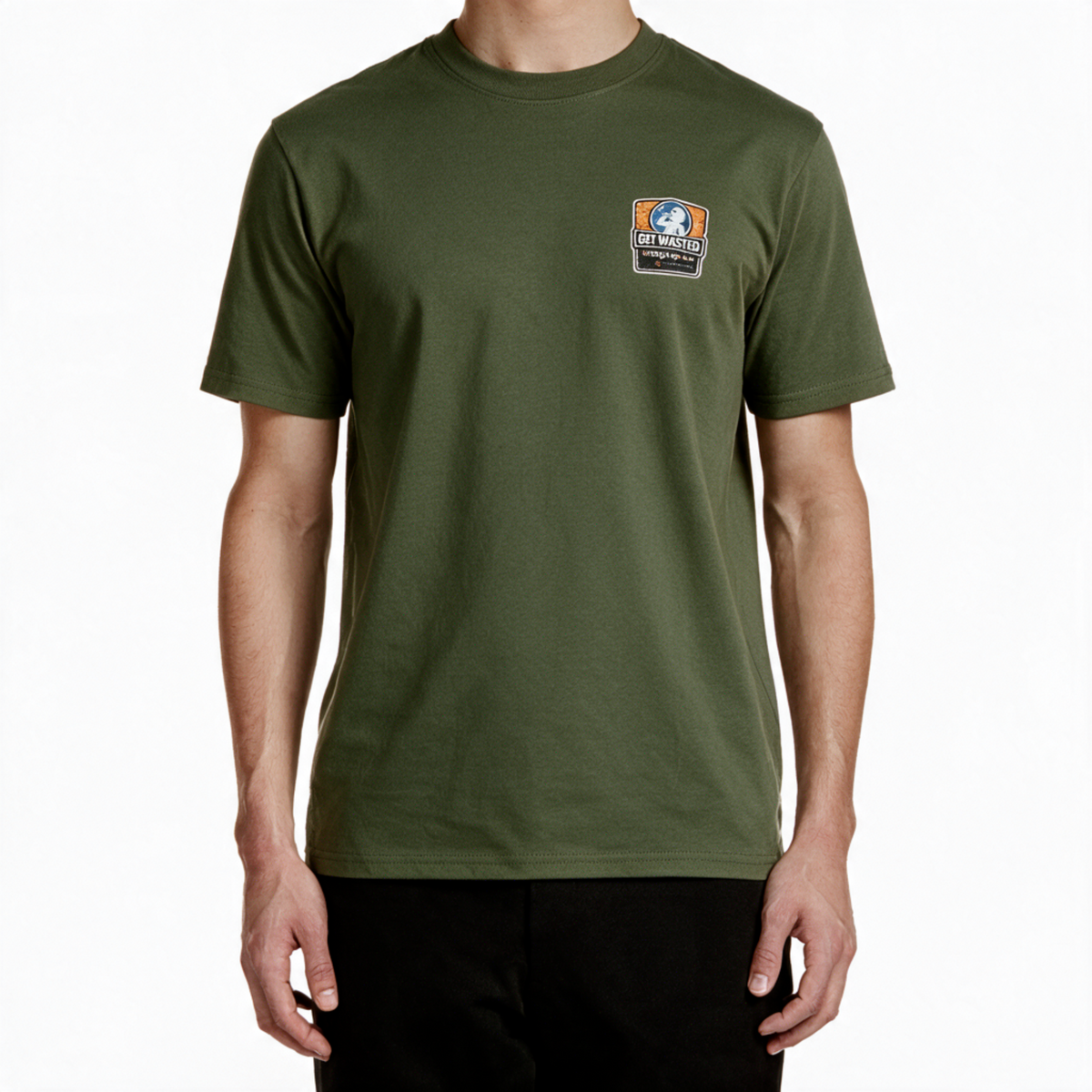 The Orange Spot - Get Wasted T-Shirt Grün