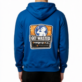 The Orange Spot - Get Wasted Hoodie Blau – Bild 2