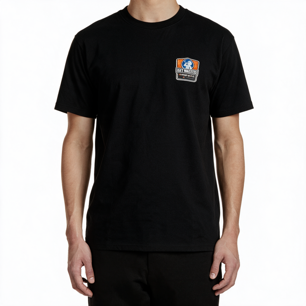 The Orange Spot - Get Wasted T-Shirt Schwarz