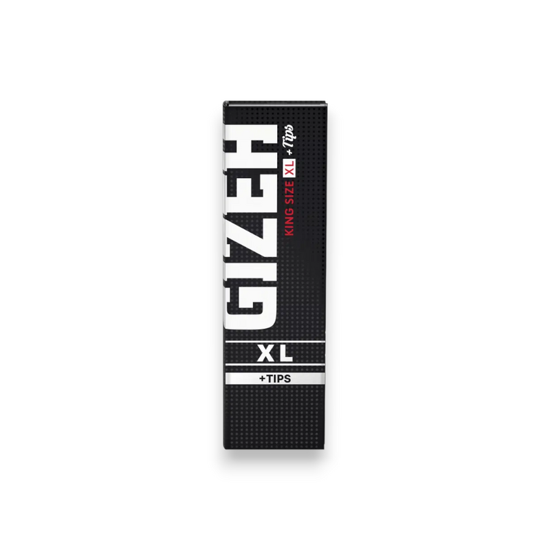 GIZEH Black King Size XL + Tips 34 Blatt