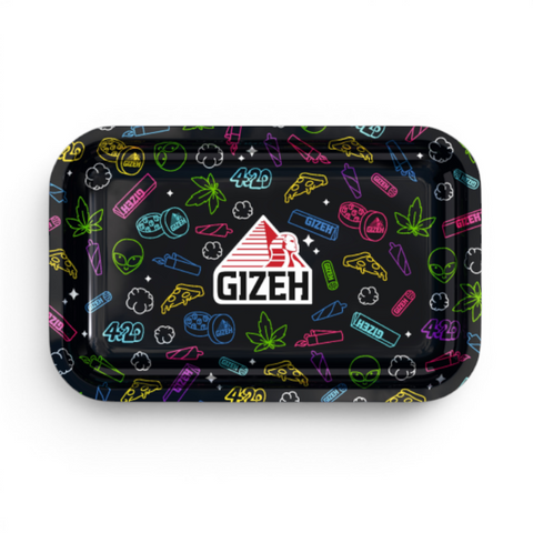 GIZEH Rolling Tray Comic Premium Metall