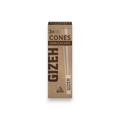 GIZEH Unbleached King Size Cones mit Papier-Tips und 3 vorgedrehten Cones aus ungebleichtem Extra Fine Paper