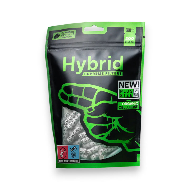 Hybrid Aktivkohlefilter - 8,2mm - 200 Stück