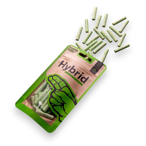 Hybrid Aktivkohlefilter - 6,4 mm - Grün - 55 Stück