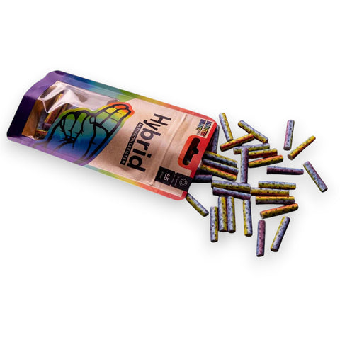 Hybrid Aktivkohlefilter - 6,4 mm - Rainbow - 55 Stück