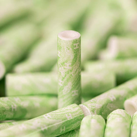 Hybrid Aktivkohlefilter - 6,4 mm - Grün - 55 Stück