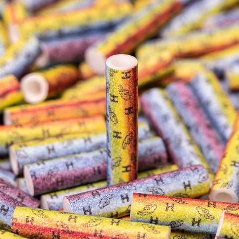 Hybrid Aktivkohlefilter - 6,4 mm - Rainbow - 55 Stück