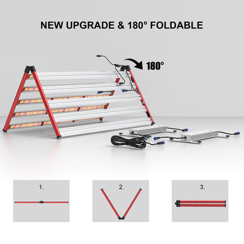 M1000 Square - Vollspektrum LED-Growleuchte - The Orange Spot