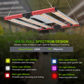 M240 Square - Vollspektrum LED Growlight - The Orange Spot