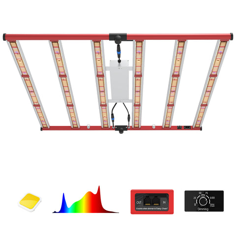 M600 Square - Vollspektrum LED-Growleuchte - The Orange Spot