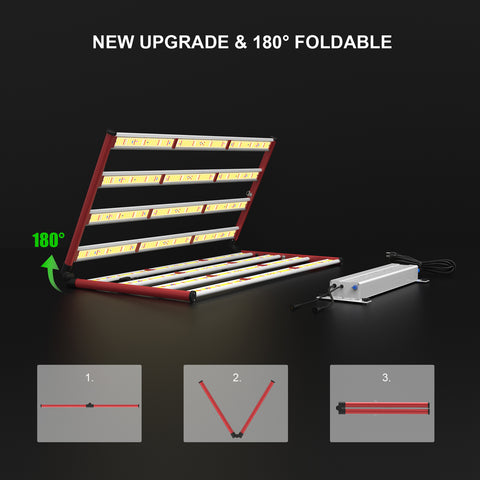 M800 Square - Vollspektrum LED-Growleuchte - The Orange Spot