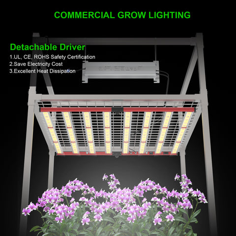 M800 Square - Vollspektrum LED-Growleuchte - The Orange Spot