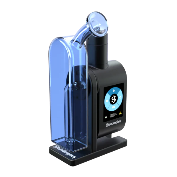 Vaporizer - Stündenglass - Modül + Dok Deluxe Travel Set | Blaues Glas