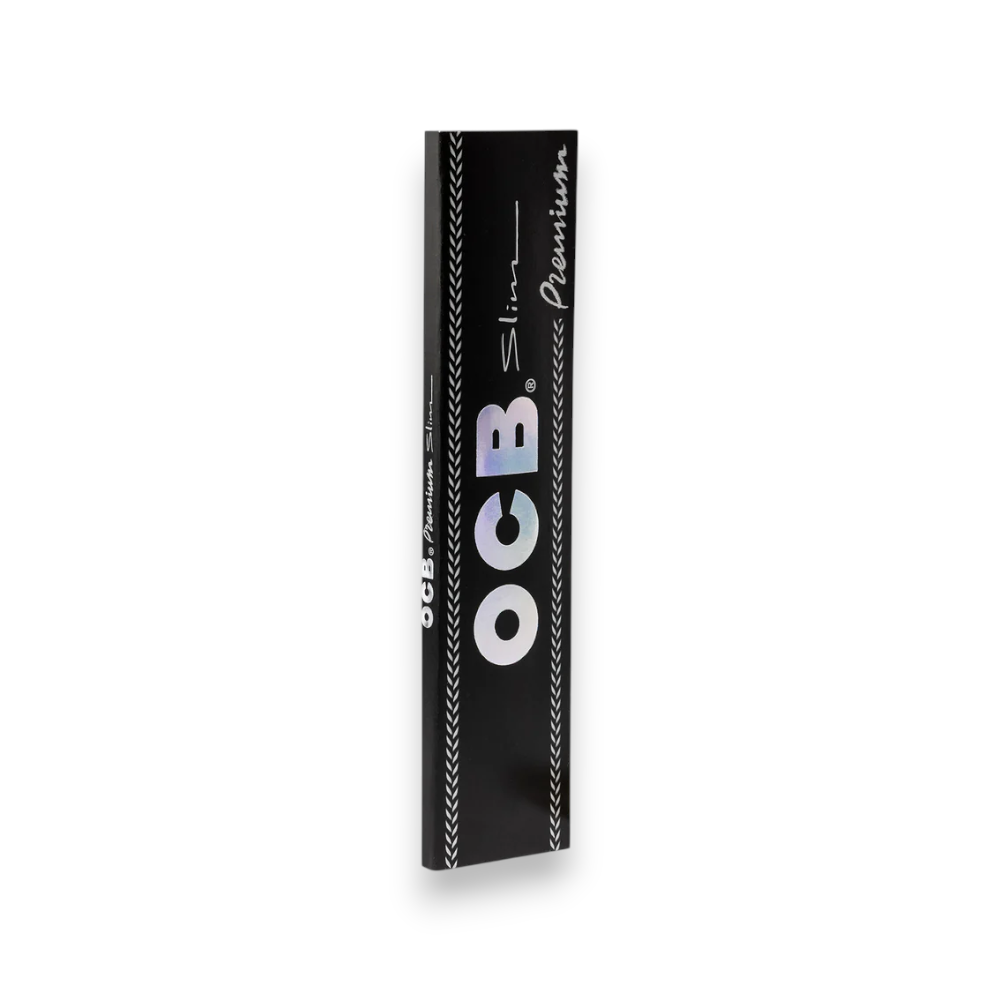 OCB Slim Premium Long Papers mit 32 extra dünnen Blättchen im King Size Slim Format